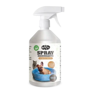 O Spray higienizante é um produto de Microorganismos Eficazes para animais.