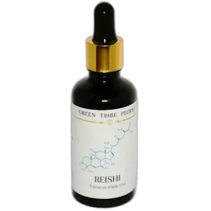 Um conta-gotas de Tintura de Reishi