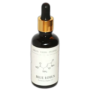 Um conta-gotas de Tintura Blue Lotus