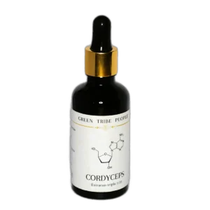 Um conta-gotas de Tintura de Cordyceps